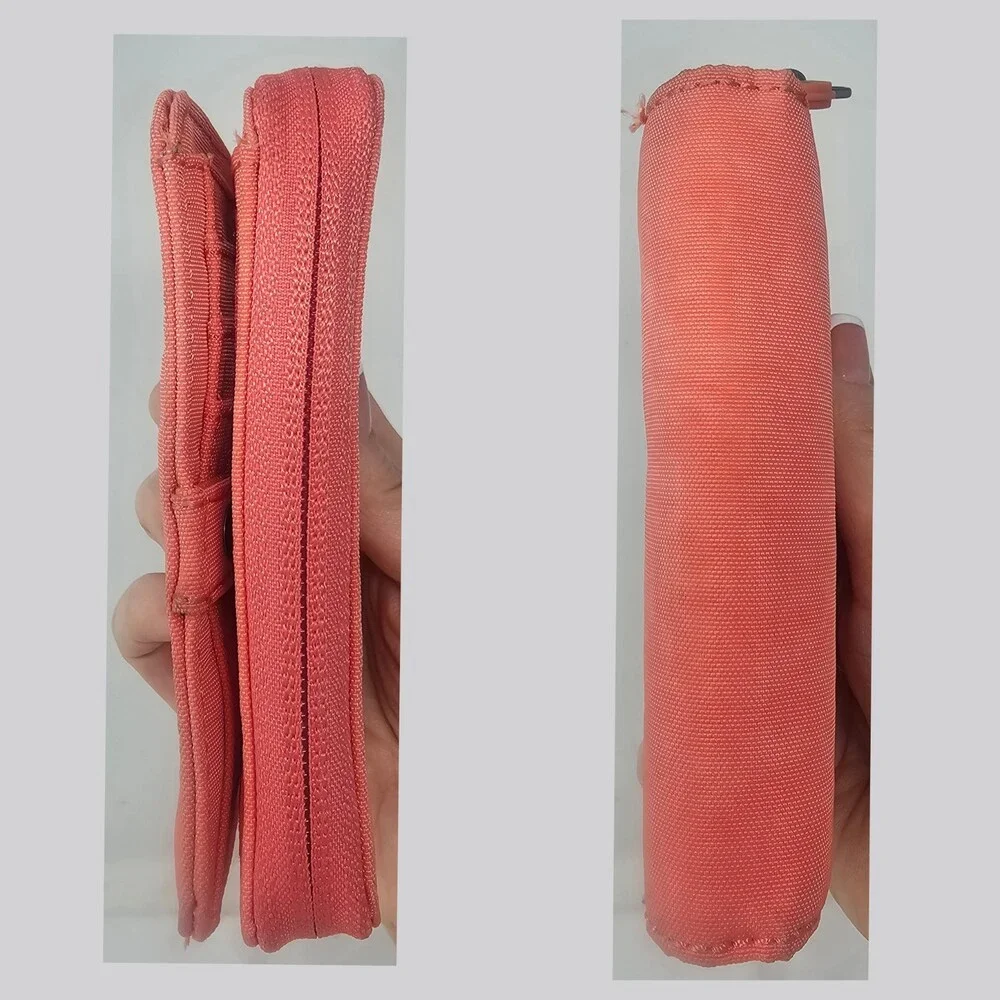 Kipling Money Love Zipper Wallet Coral Nylon RFID Blocking